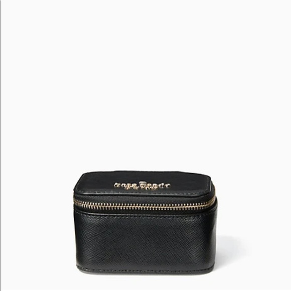 ⚡️NWT Kate Spade Staci Jewelry Holder, Black with Gold Tone Hardware - Picture 2 of 16